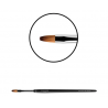 Gel brush "Didier Lab", No6, oval, (red sable synthetic)